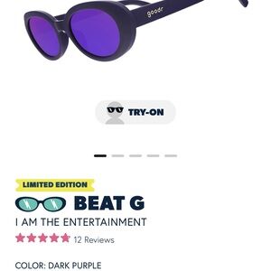 Goodr Purple Sunglasses